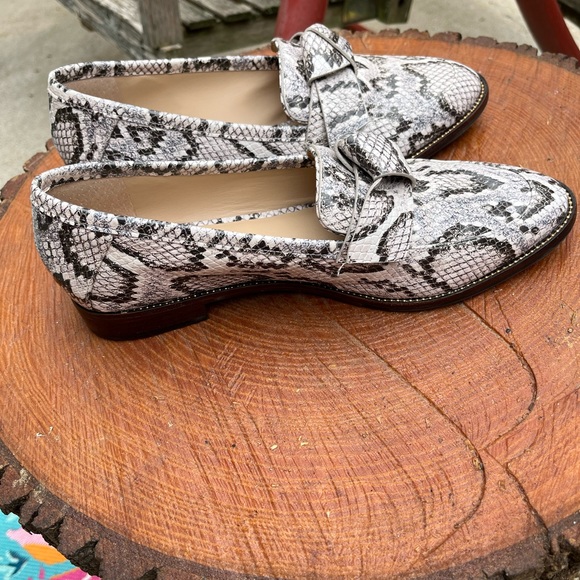 ANTONIO MELANI Snake Print Loafers - Picture 4 of 5